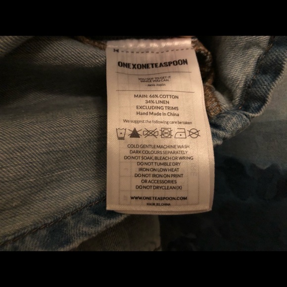 One X One teaspoon crop jean jacket - Picture 3 of 3